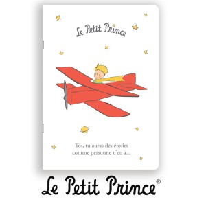 Бяла тетрадка с малкия принц и червения самолет
